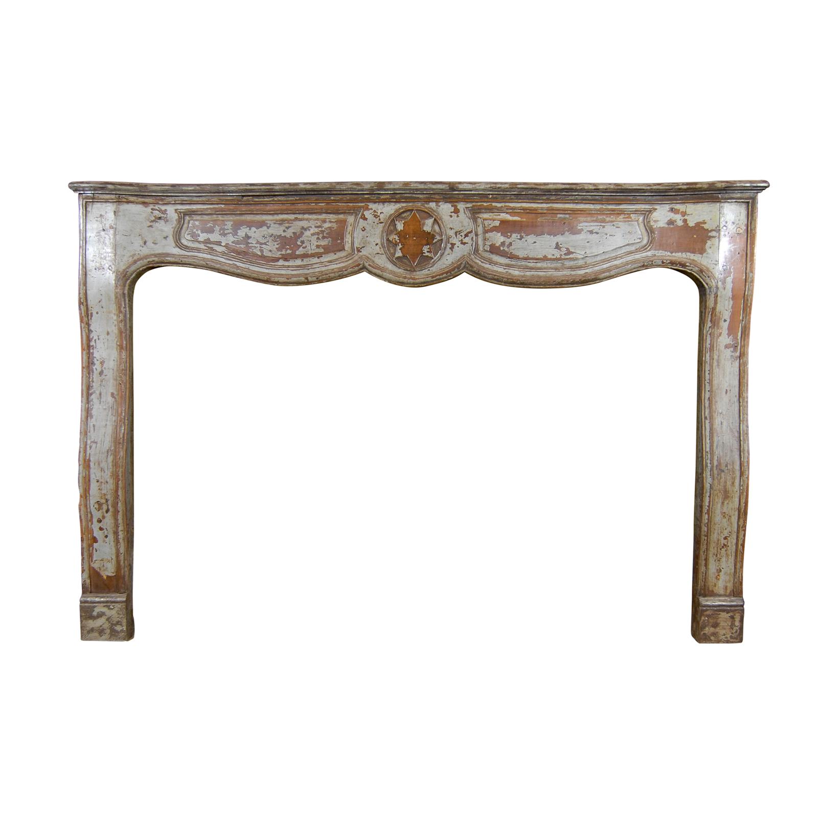 French Walnut Mantel A10779