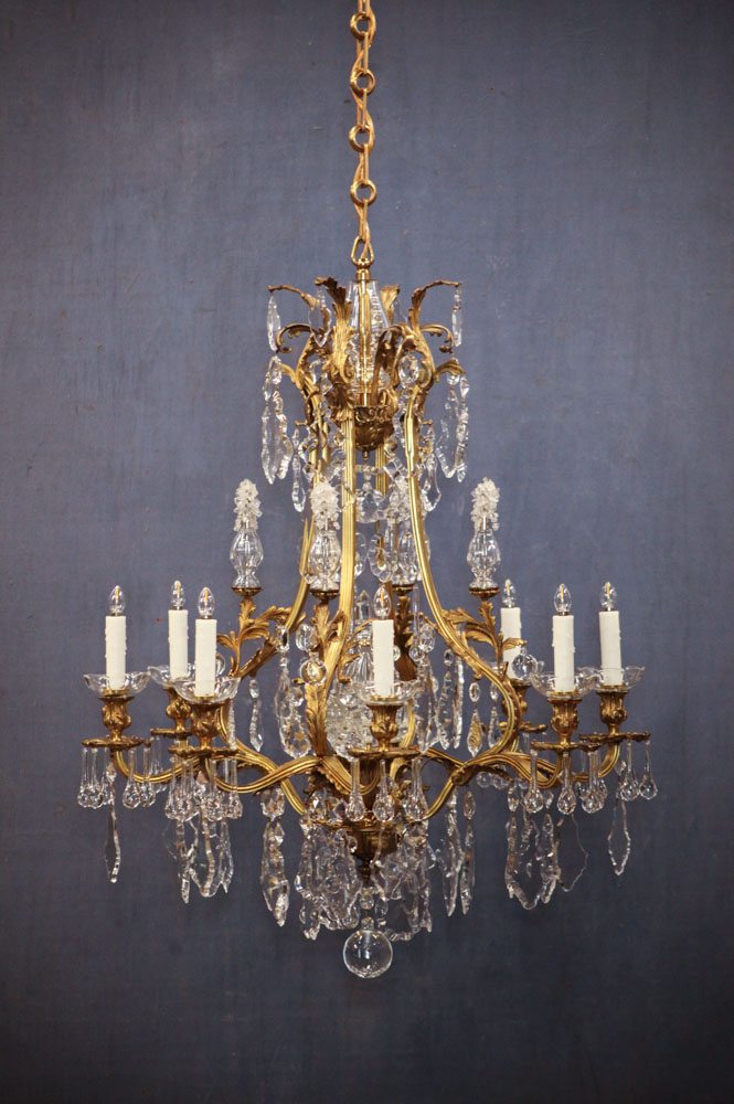 french brass chandelier