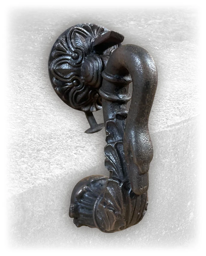 French Cast Iron Escutcheon