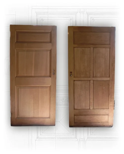 Rare 19th C. Oak Panelled Door